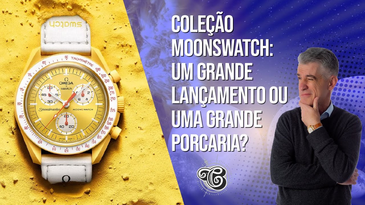 MOONSWATCH: UM GRANDE LANÇAMENTO OU UMA GRANDE PORCARIA?