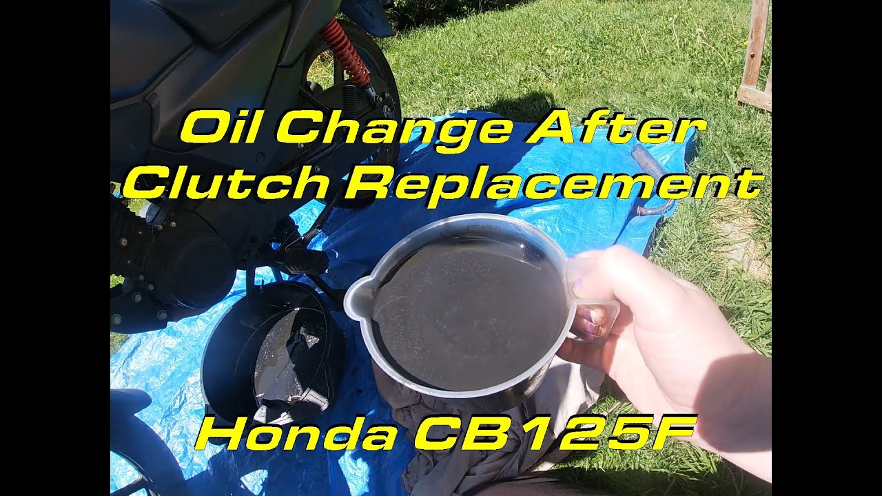 Oil Change After Clutch Replacement | 2023 Honda CB125F