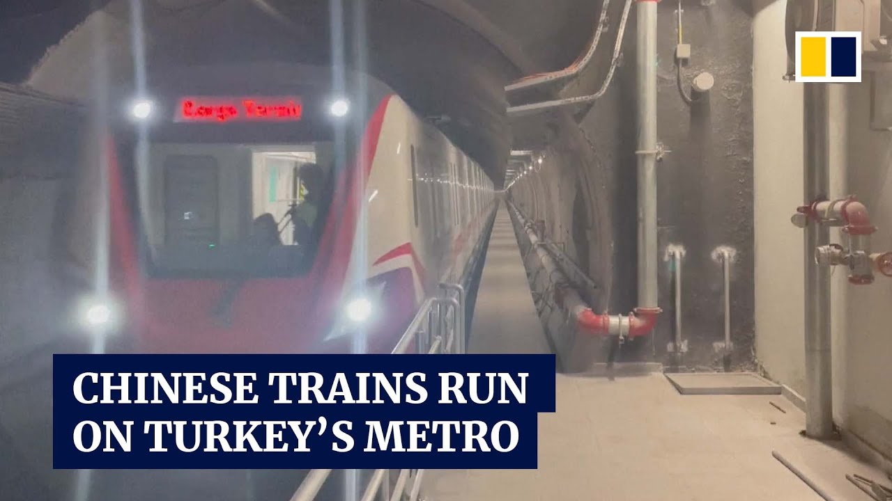 China-made trains start operating on Turkey’s first high-speed metro line