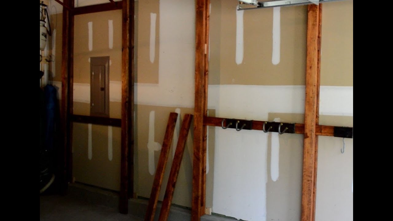 DIY inexpensive Cantilever Garage Storage System
