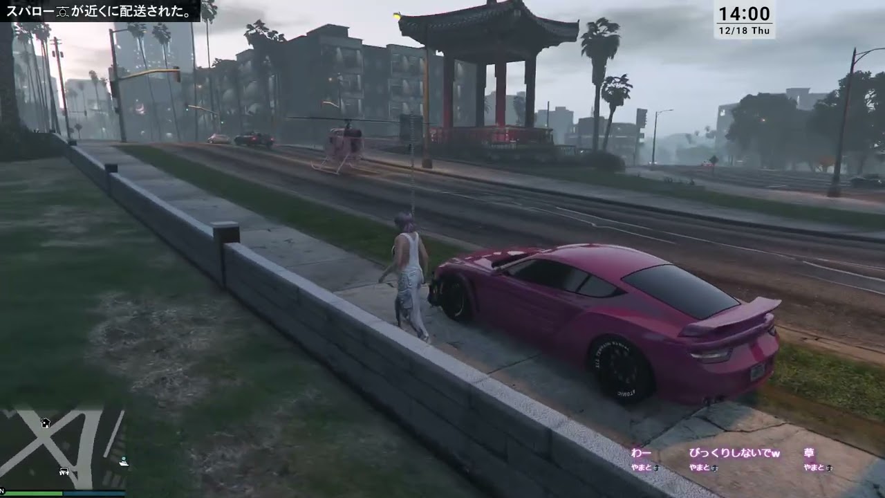 GTA5 111日目 ロスサントスの雪は、２３日かららしいのあわ