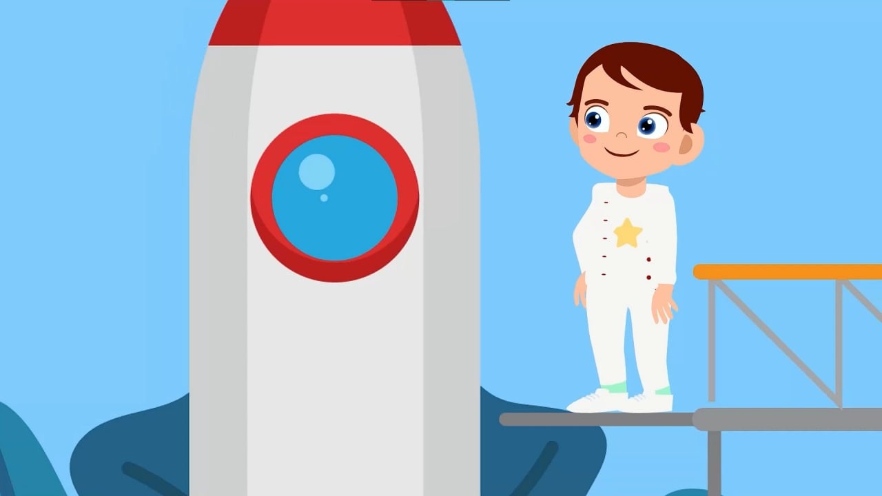 Vreau să fiu cosmonaut - cântece animate pentru copii