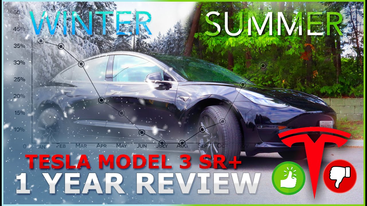 SR+ 1 Year Review! WINTER?! Would I buy my Tesla Model 3 in 4 Season climate again? Should You?