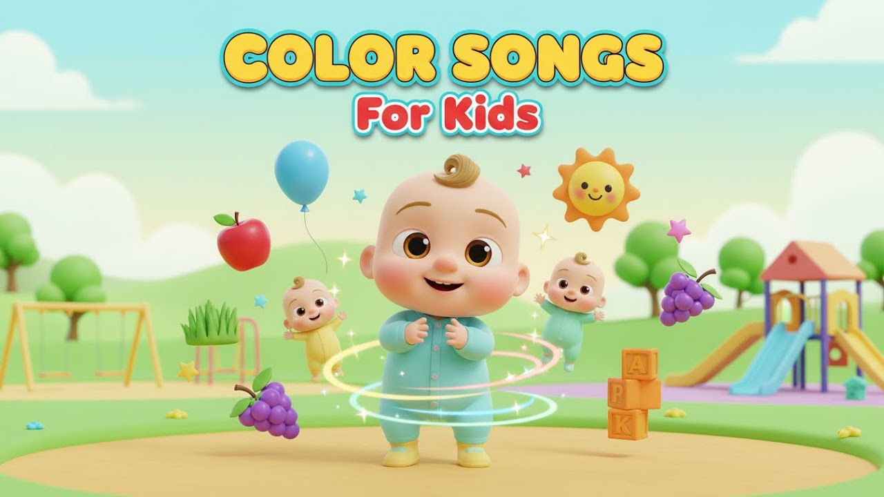 Color Songs For Kids – Nursery Rhyme, Toddler Color Learning, and Fun Exploration with Zuzu