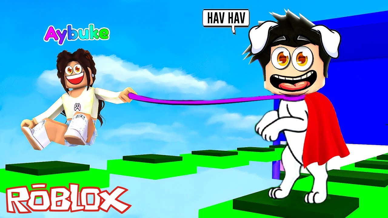 Köpek Oldum! Aybüke ile Yolun Sonuna Kadar Gittim !! 😂 ROBLOX