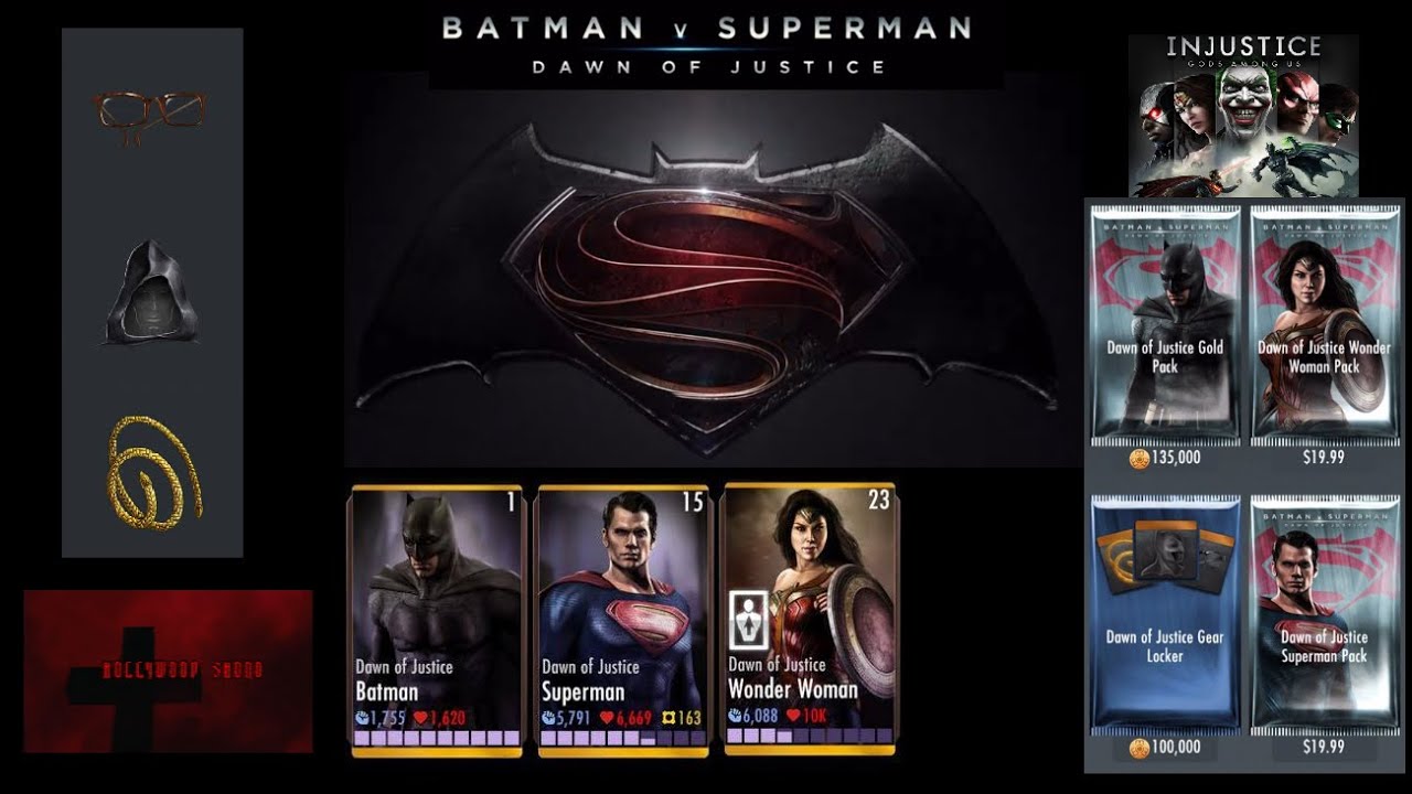 Injustice Gods Among US iOS - Dawn of Justice Superman, Wonder Woman, Batman