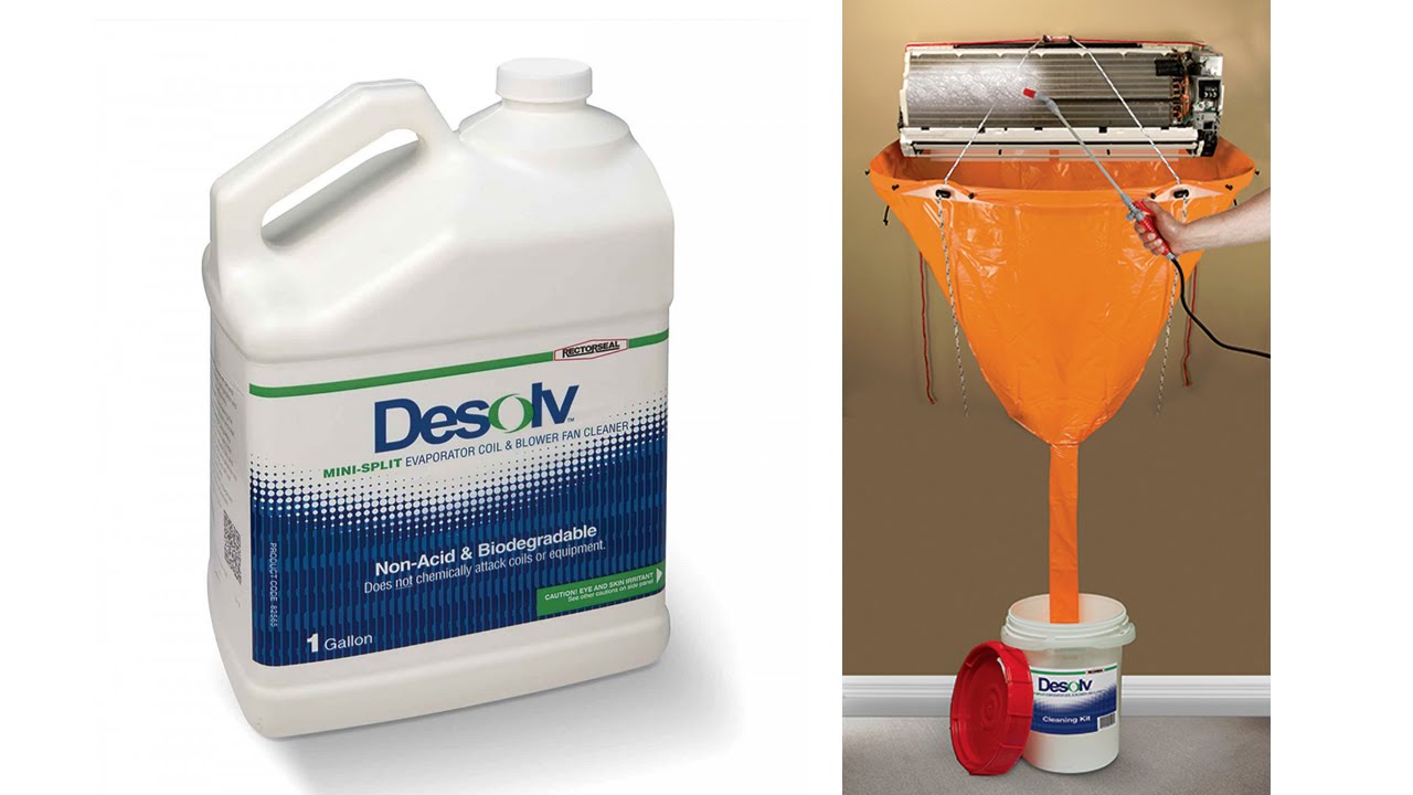 Desolv™ | Mini-split Evaporator Coil Cleaning Kit