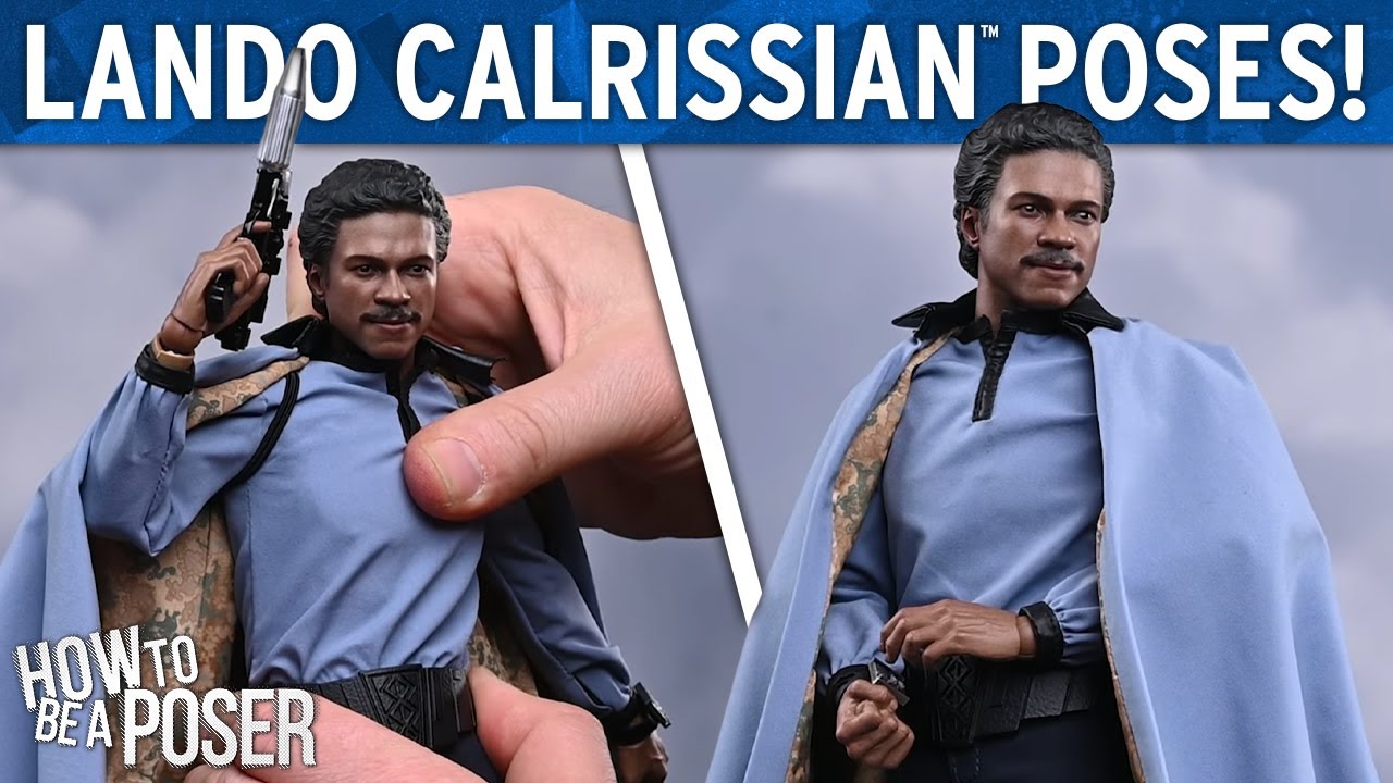 Hot Toys Lando Calrissian Empire Strikes Back Figure Posing! | How To Be A Poser