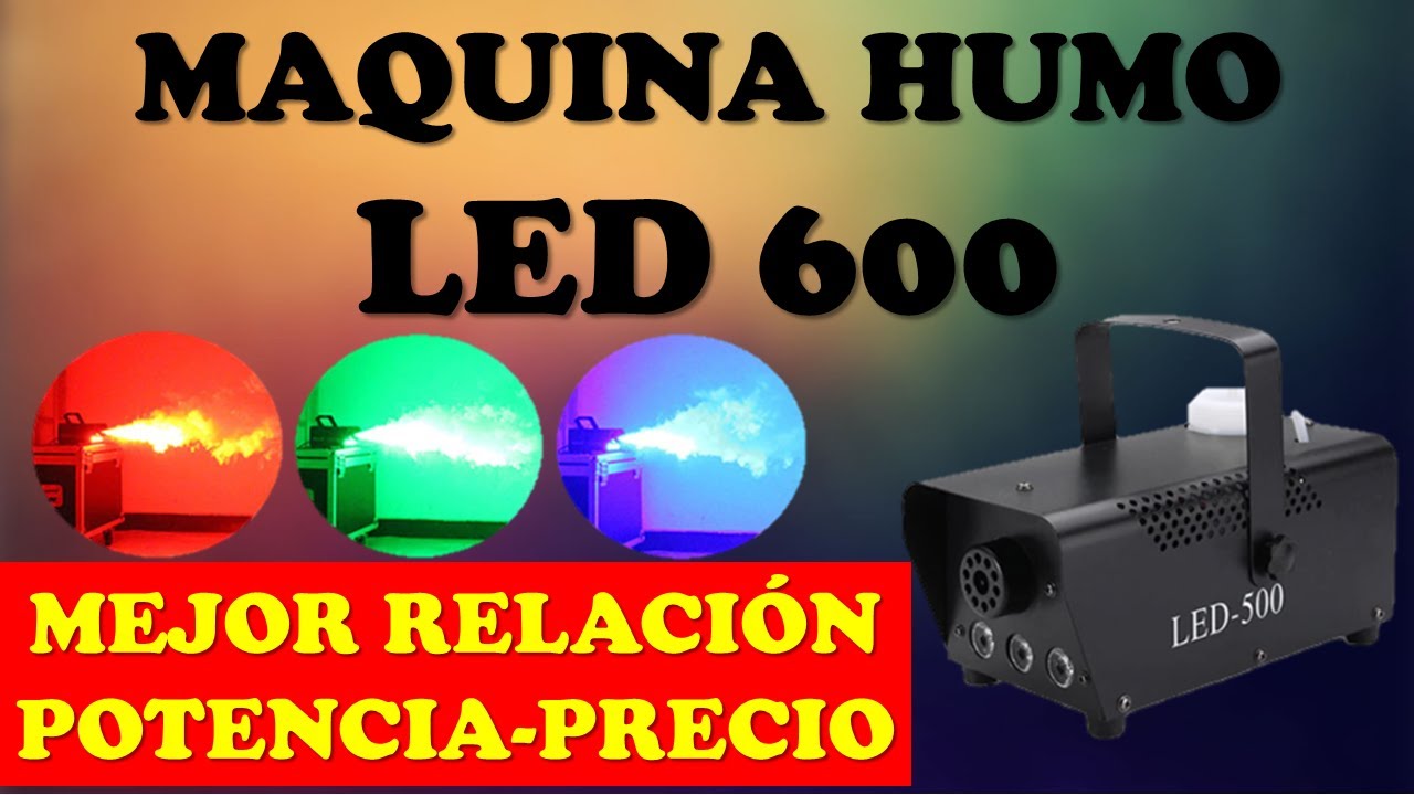 Unboxing/Review Fog Machine LED 600 (Maquina de humo de AliExpress)