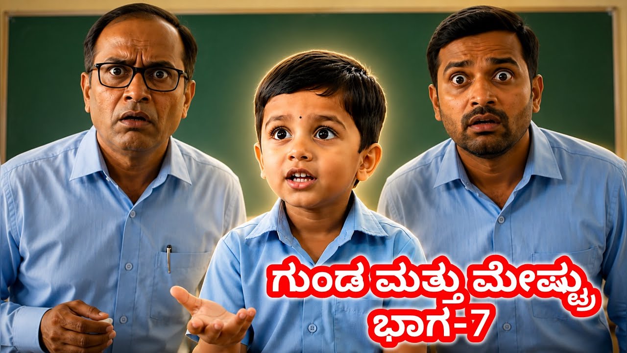 ಗುಂಡ ಮತ್ತು ಮೇಷ್ಟು😂 ಭಾಗ -7 | Kannada Comedy Video by ಗುಂಡಪ್ಪ Jr.