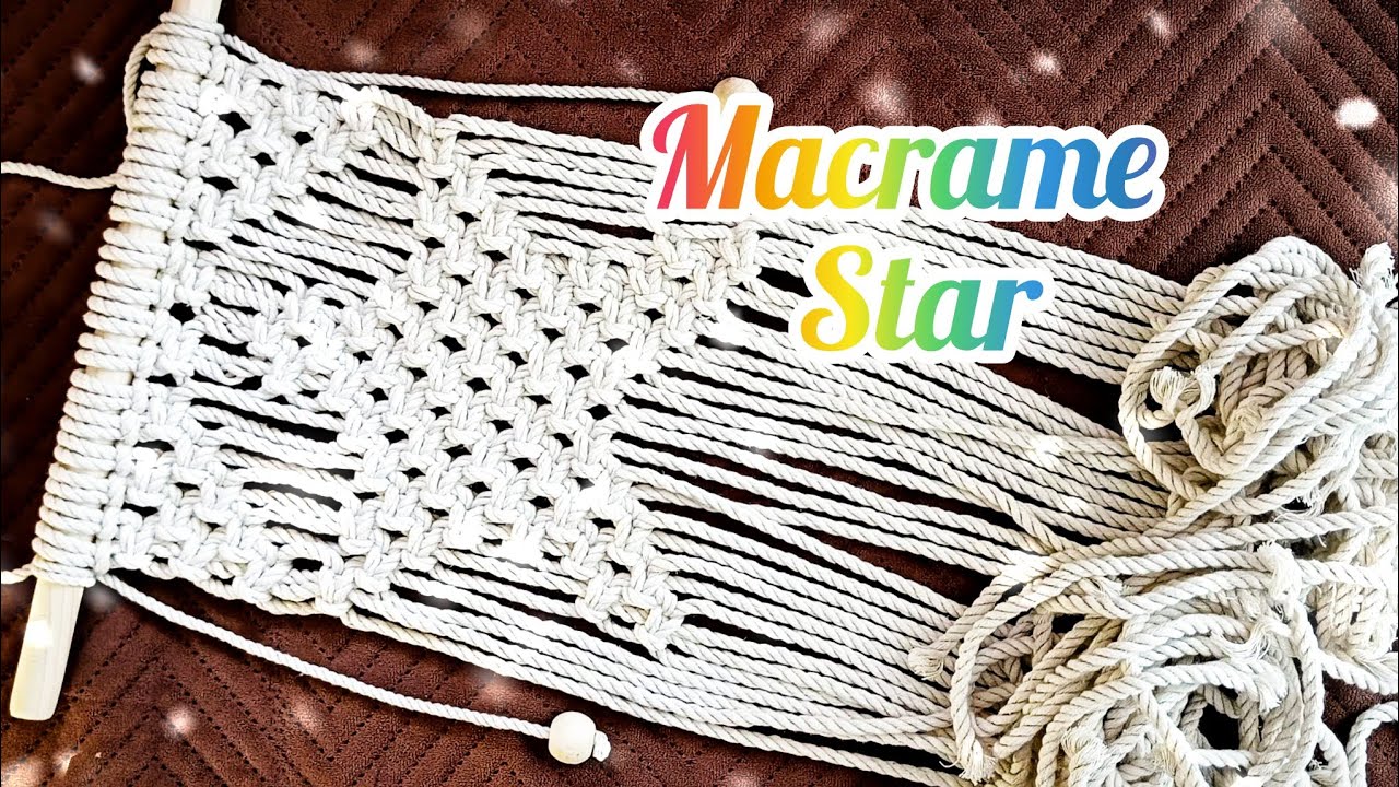New Macrame Star ⭐ || home decor 2023#viral #subscribe#subscribetomychannel