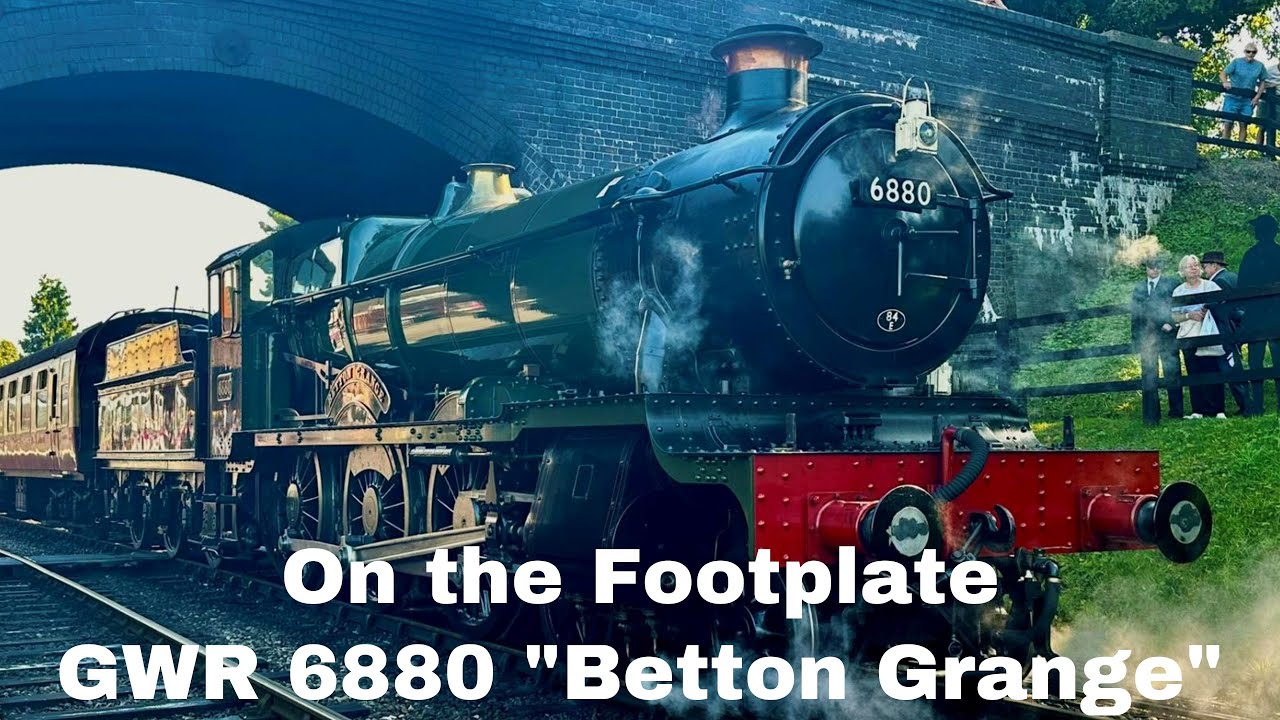 On The Footplate of GWR No.6880 Betton Grange