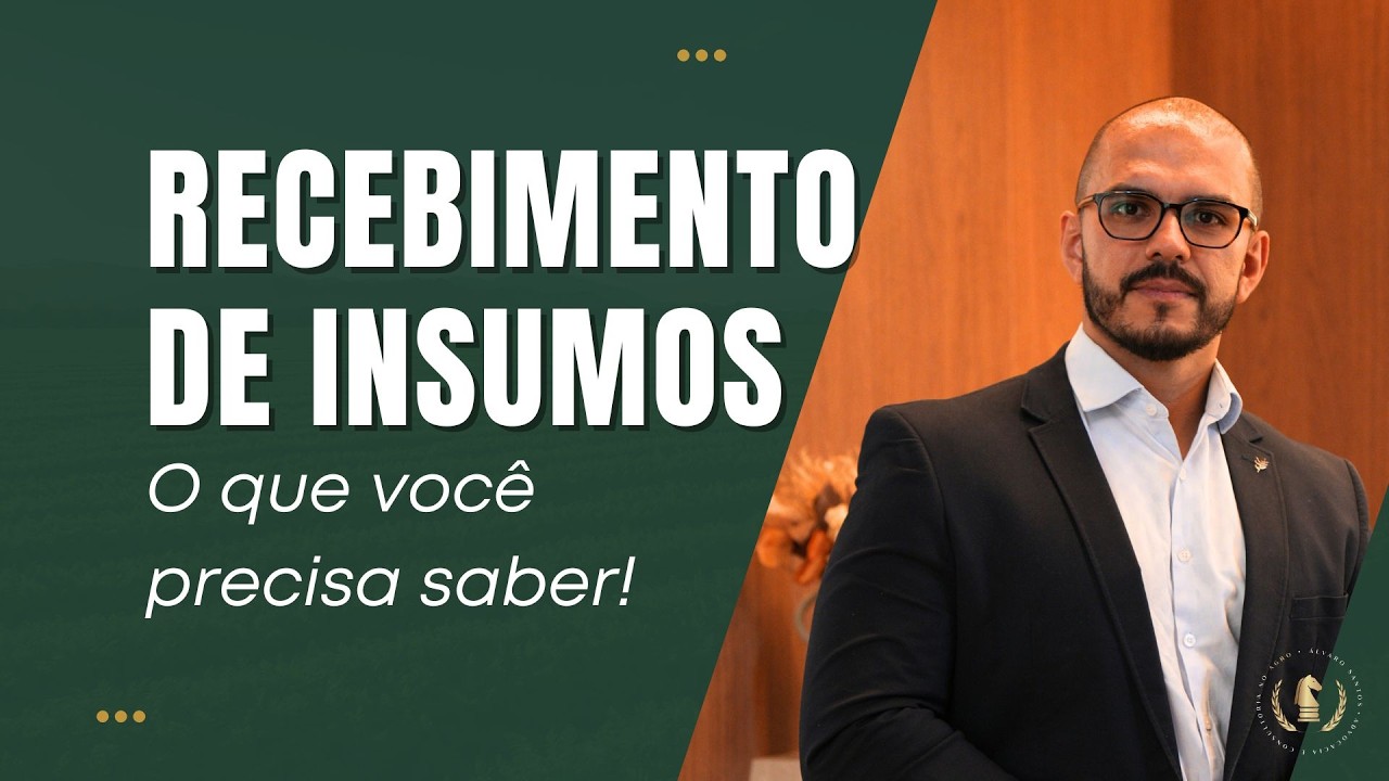 RECEBIMENTO DE INSUMOS - MARCOS OLIVEIRA