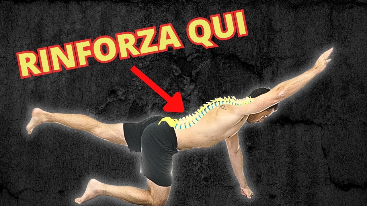 Come RINFORZARE le VERTEBRE LOMBARI (e ridurre il mal di schiena)