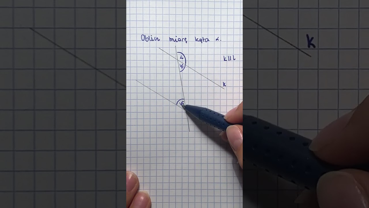 Obliczanie miary kąta 🤩