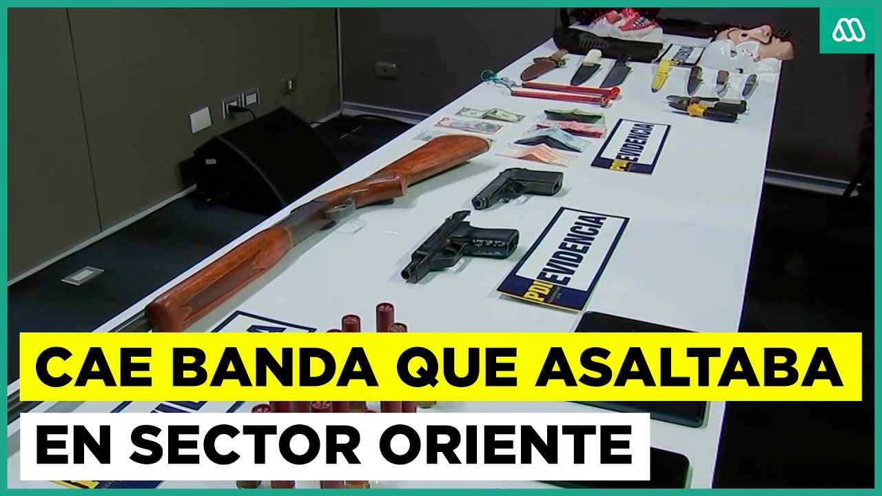 Cae banda que asaltaba en sector oriente: hay seis detenidos por robo a vicepresidente de SOFOFA
