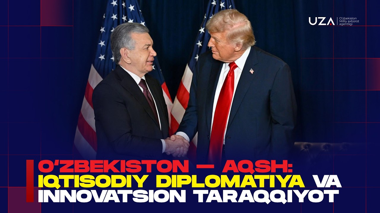 O‘zbekiston – AQSH: iqtisodiy diplomatiya va innovatsion taraqqiyot