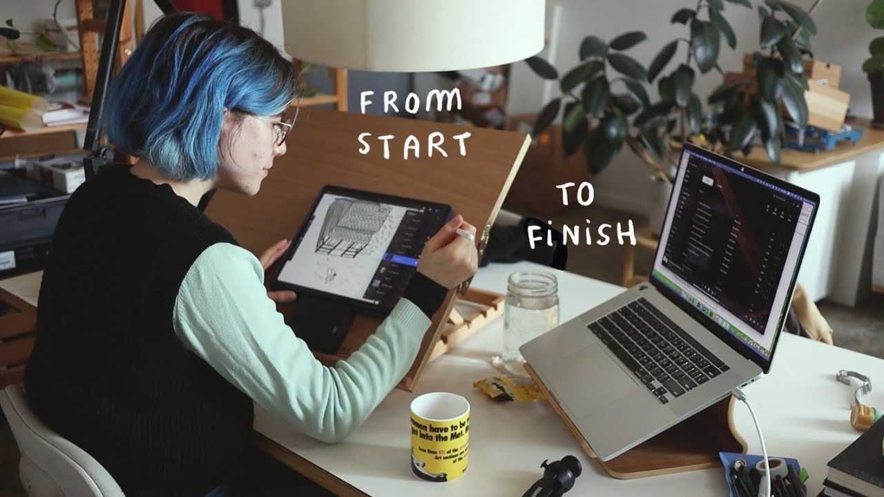 illustrator makes a comic during uncertain times