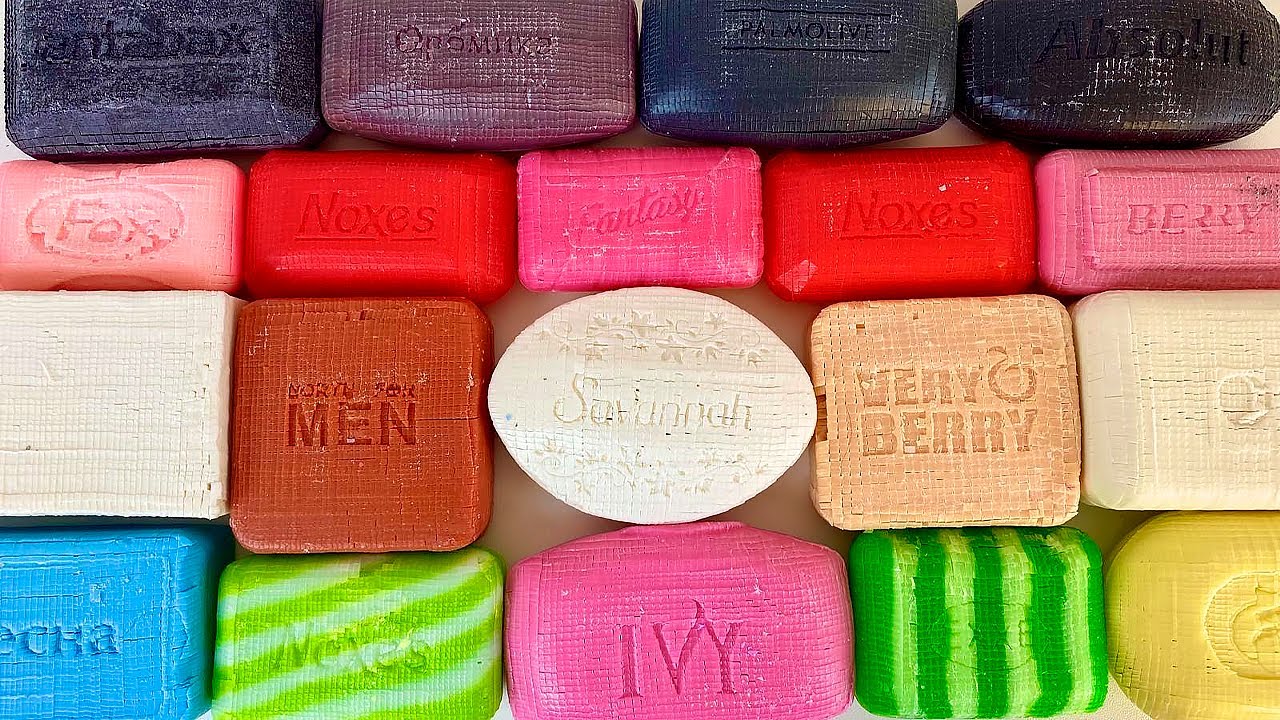 ASMR Soap Cubes. Soap Cutting. Резка мыла кубиками. Satisfying soap.