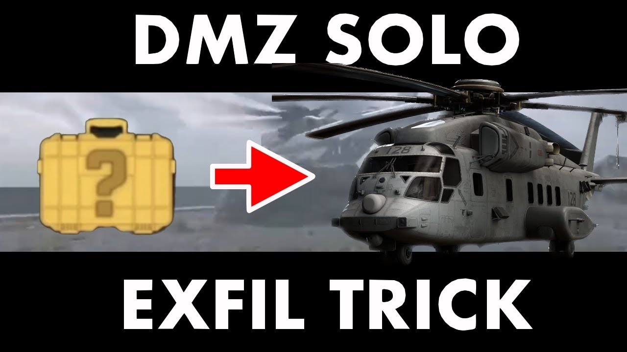 DMZ trick to extract a Weapon Case for SOLO players