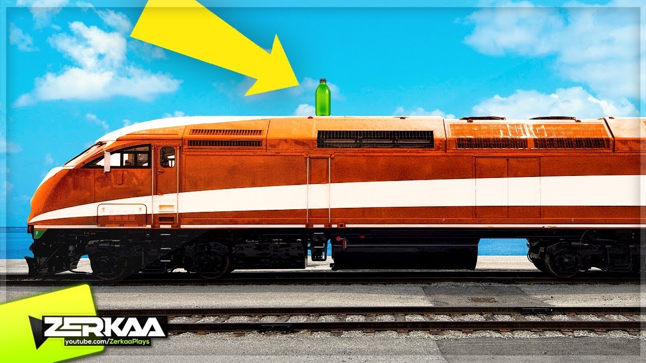 PROP HUNT ON A MOVING TRAIN! (Garry's Mod Prop Hunt)