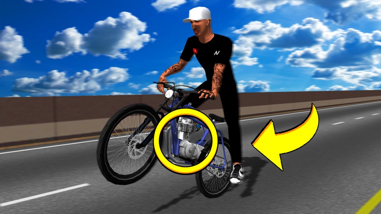 NOVA BIKE MOTORIZADA DO MOTO WHEELIE 3D (NOVA ATUALIZAÇÃO)