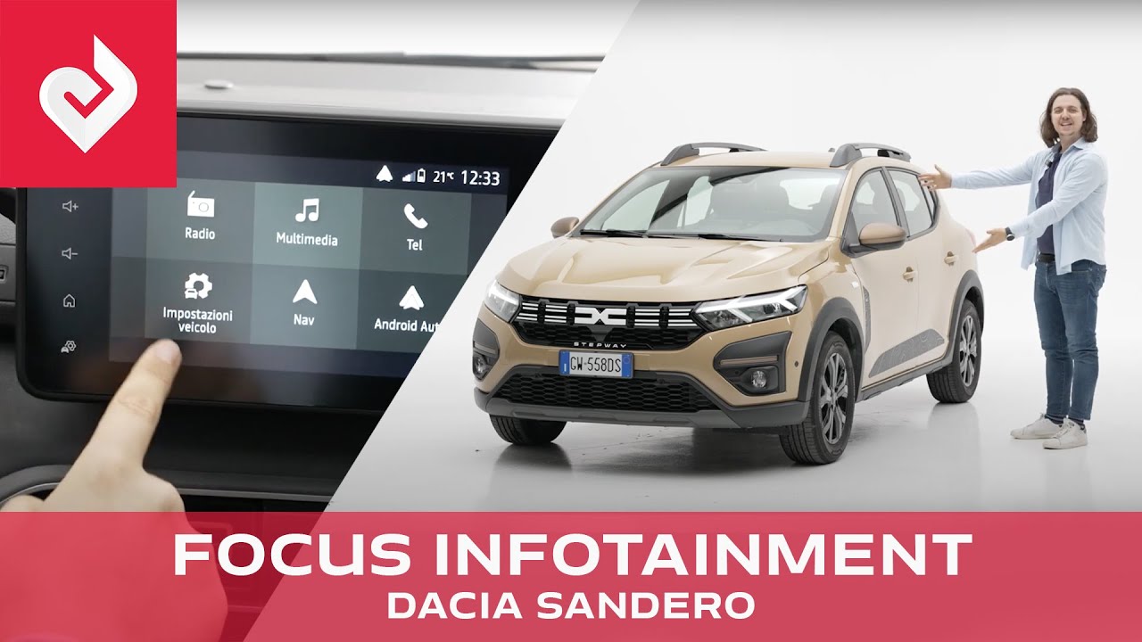 Tutorial Infotainment Dacia Sandero 2025 - come si usa, funzioni. La guida