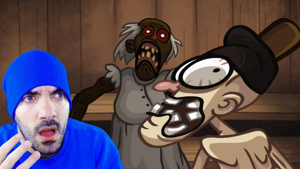 GRANNY me ATACA en Troll Face Quest Horror 3