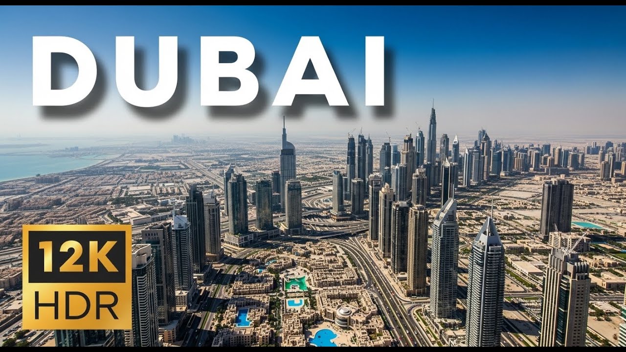 Dubai 12K Ultra HD Drone Tour | Dolby Vision HDR | 2026 UAE Cityscape | 240fps