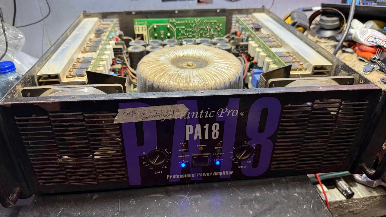 Tips kung paanu pababsin ang voltage biasing ng atlantic pro pa18 power amplifier