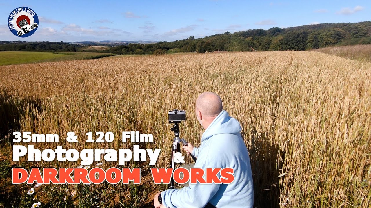 Photographing a Corn & Wheat Field. With Darkroom Print Session.
