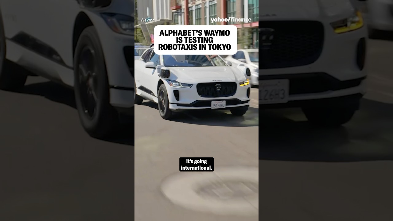Alphabet&rsquo;s @Waymo is testing robotaxis in Tokyo #shorts