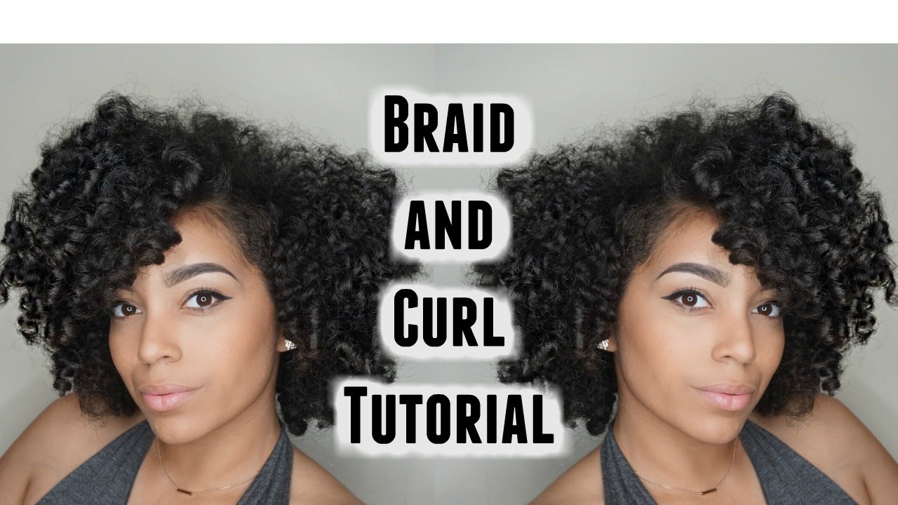 Easy Braid and Curl on Natural Hair | Palmers Coconut Oil Formula