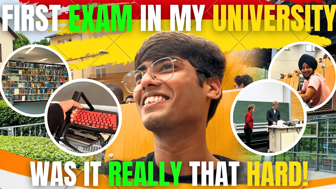 📝 First Mock Exam in Germany 🇩🇪 | Hochschule Schmalkalden | Student Life in Germany | MoshVlogs