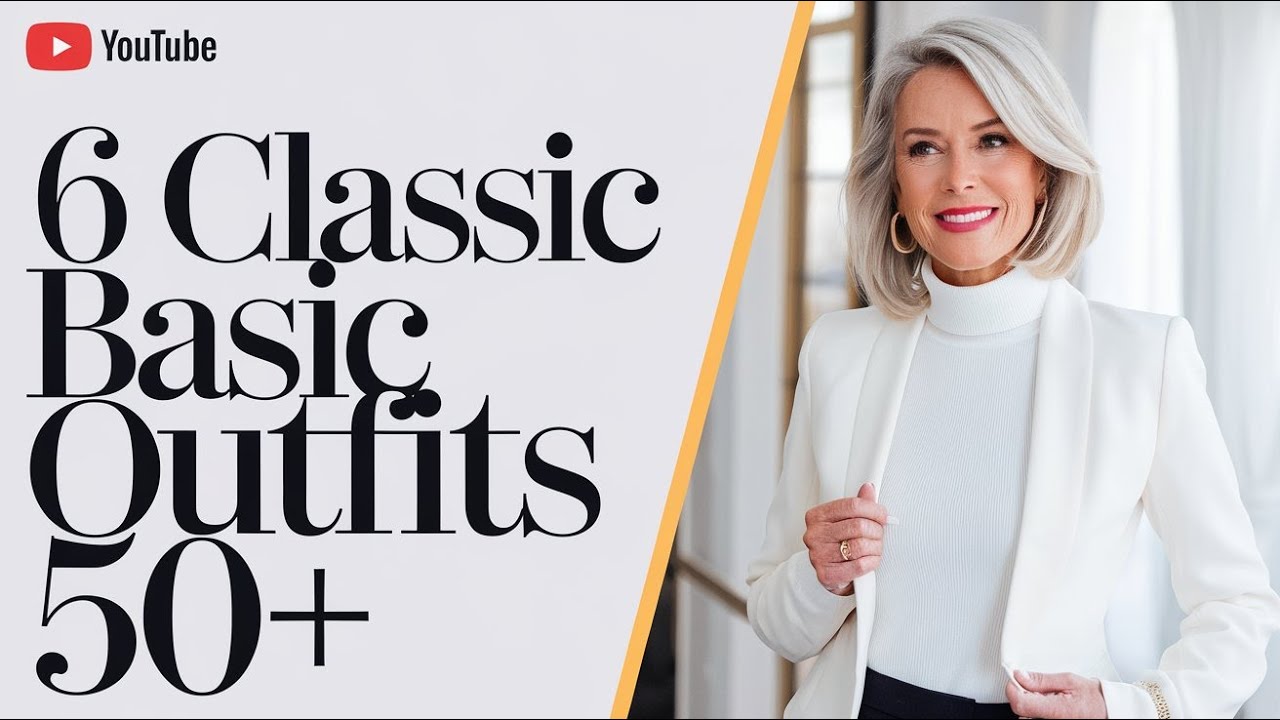 HOW TO LOOK STYLISH WITH CLASSIC PIECES? 6 MUST-HAVE OUTFITS FOR WOMEN 50, 60, & BEYOND