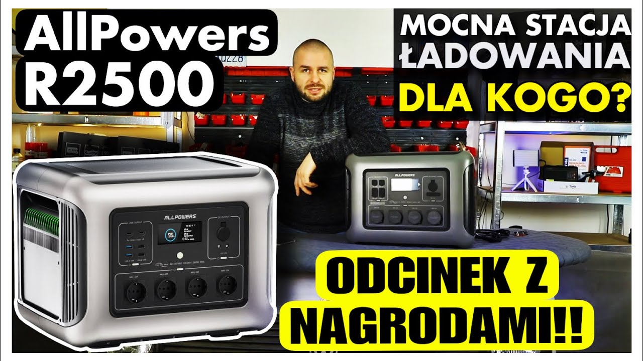 SZATAN OD AllPowers R2500 z WiFi +Bluetooth Om&oacute;wienie w kilku krokach. #allpowers #testy #powerbank