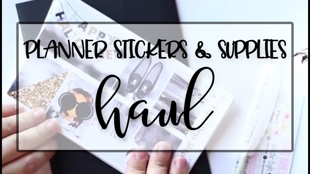 Planner Sticker + Supplies Haul