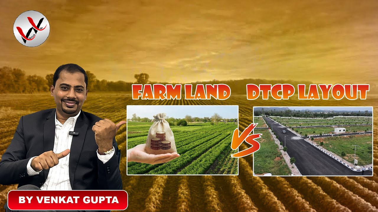 Farm Land Vs DTCP Layout | Farm Land | DTCP Approved Layout | HMDA Layout | @vinithavini