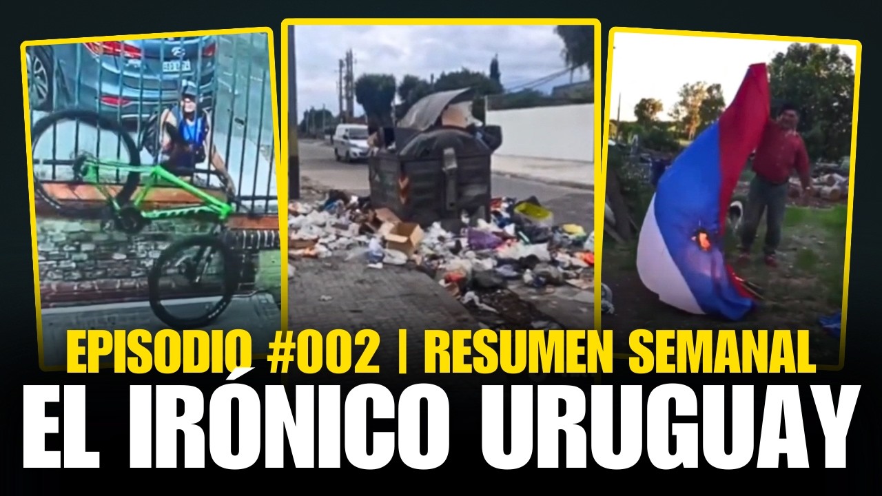Ahora en URUGUAY los THERIANS te roban, quemaron banderas del FA y se AFANAN tu BICI y tu MOTO