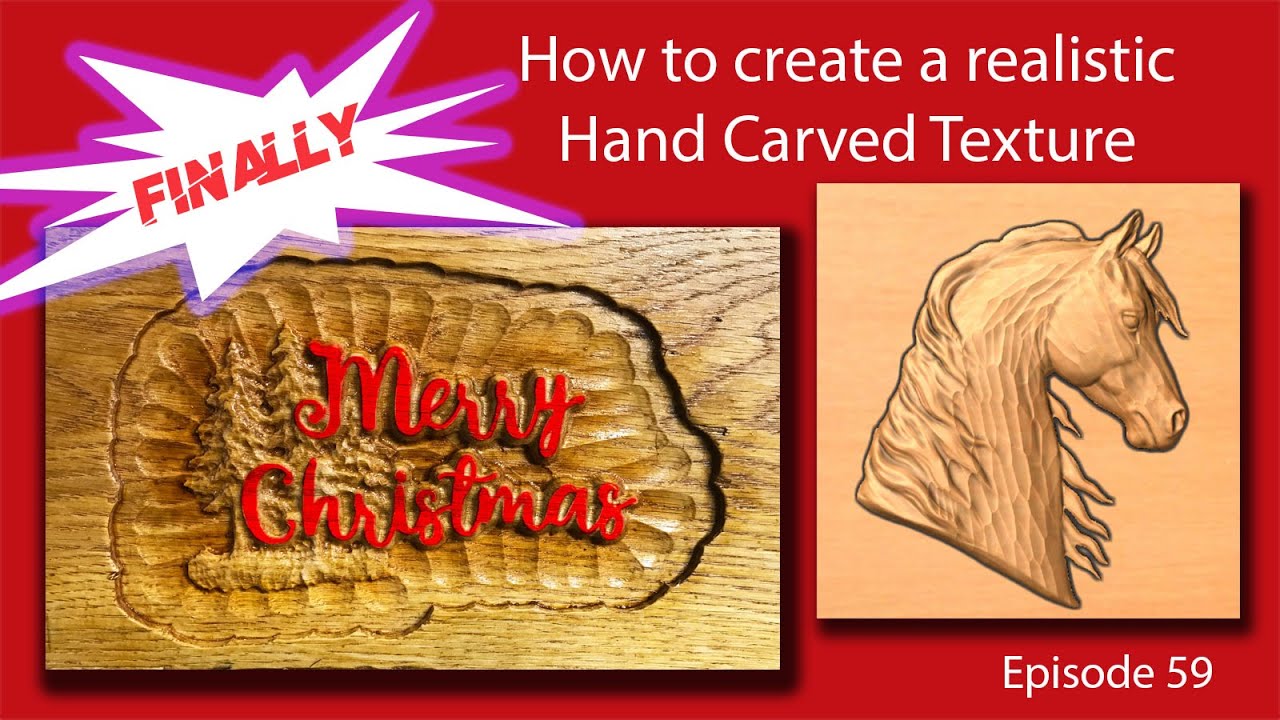 How to create a Hand Carved Texture with Aspire Vectric