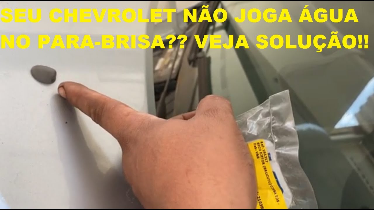 CARRO PAROU DE JOGAR ÁGUA NO PARA-BRISA GM CLASSIC CELTA CORSA PRISMA/VEJA COMO SOLUCIONAR!!