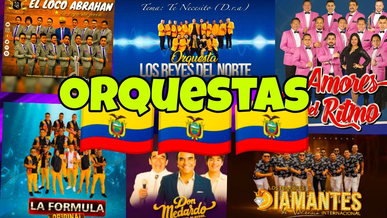 MIX💔🇪🇨🥹 BAILABLES ORQUESTAS DEL ECUADOR CHICHA MIX EL LOCO ABRAHAN LA ORQUESTA JOVEN NACIONAL 2024