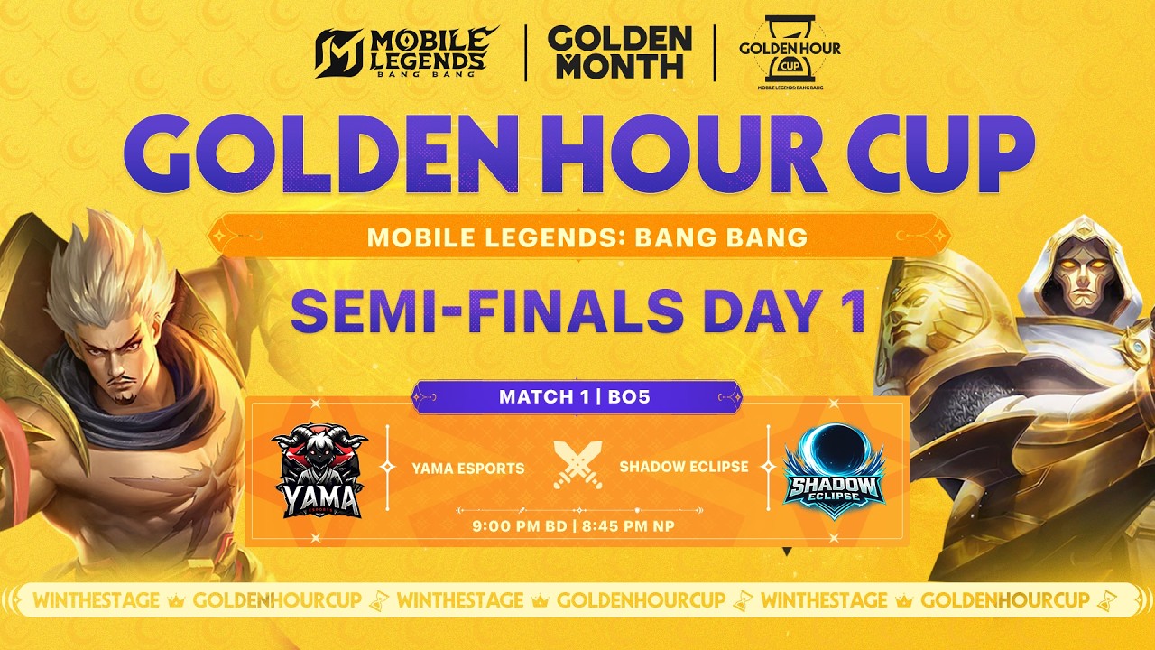 🔴 LIVE | SEMI FINAL DAY 1 - GOLDEN HOUR CUP 2026!