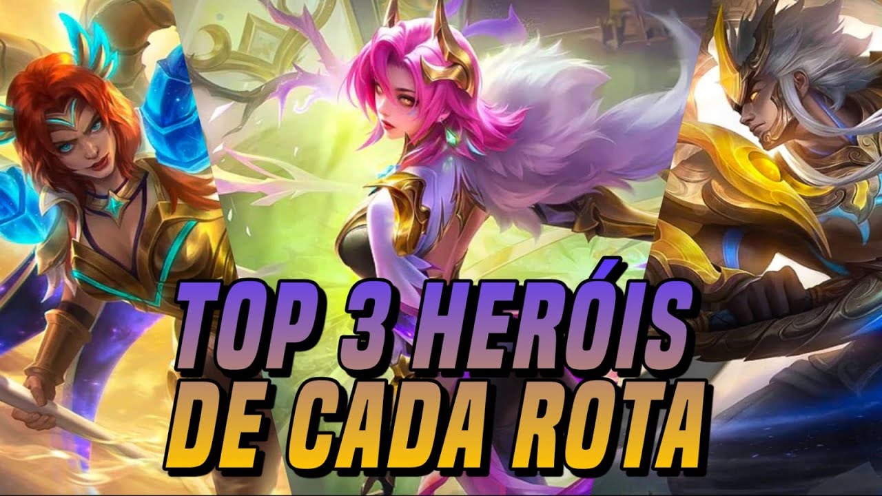 Os 3 MELHORES her&oacute;is que EU RECOMENDO em Cada Rota (Novembro 2025)