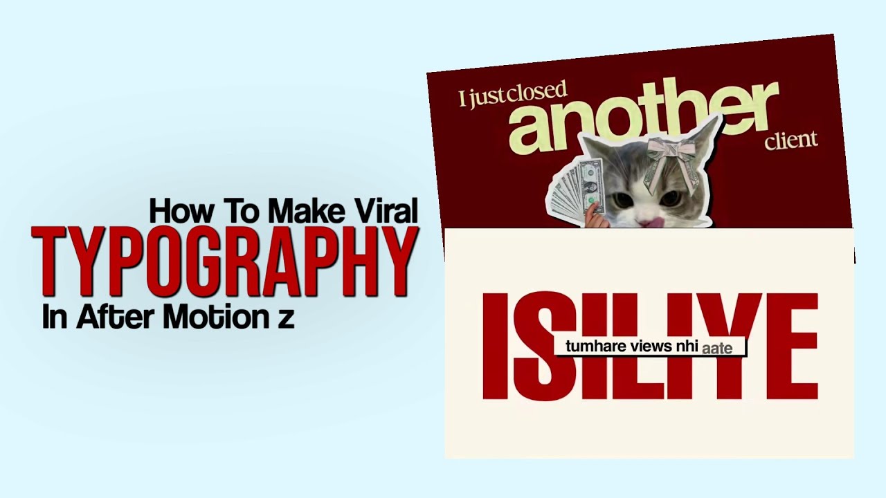 Viral Typography Reel Video Editing In Alight Motion | Instagram Viral Video Editing