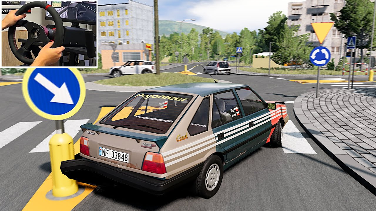 BeamNG drifting 98hp Rusty Car until it Blows Up...