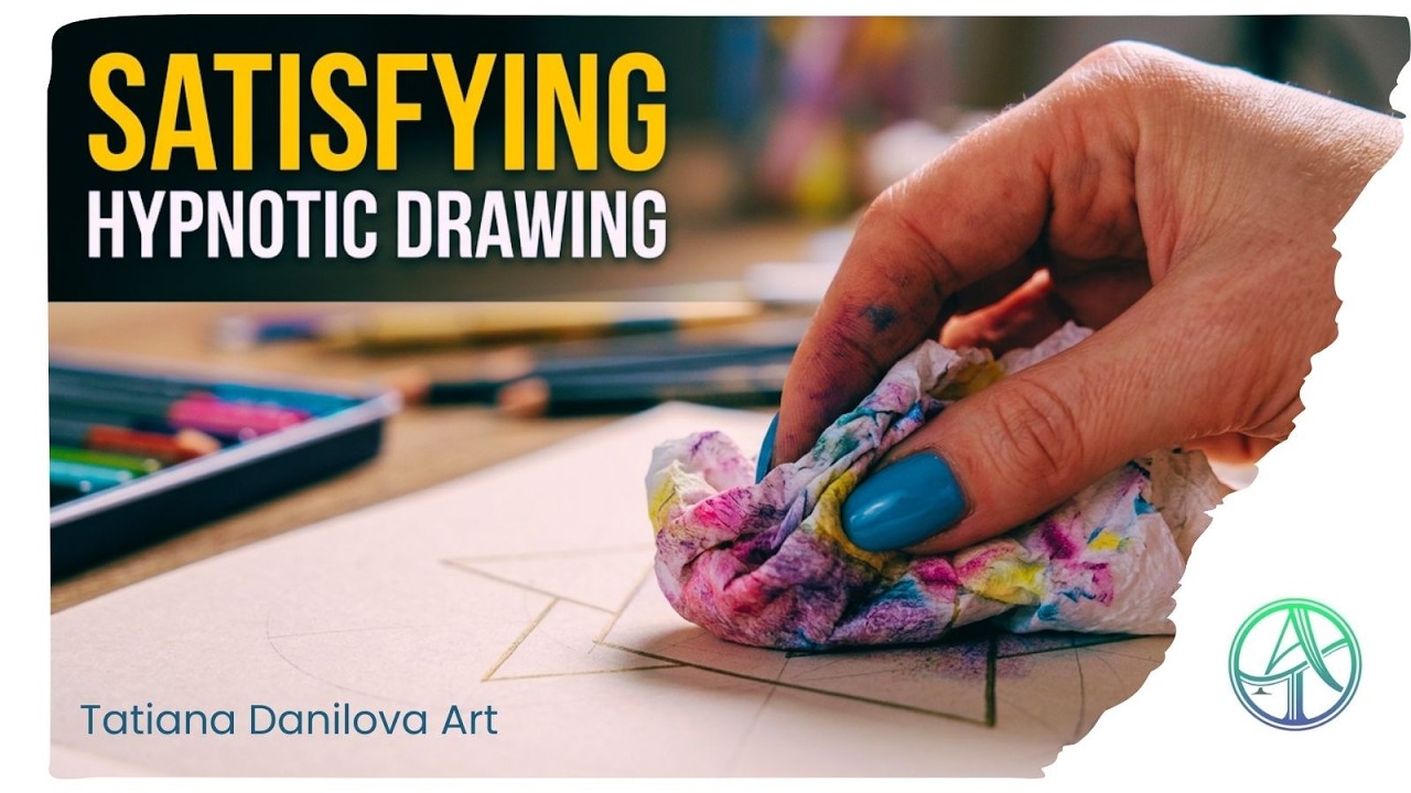 Calming Sacred Geometry Drawing Process| Fall Asleep While Watching