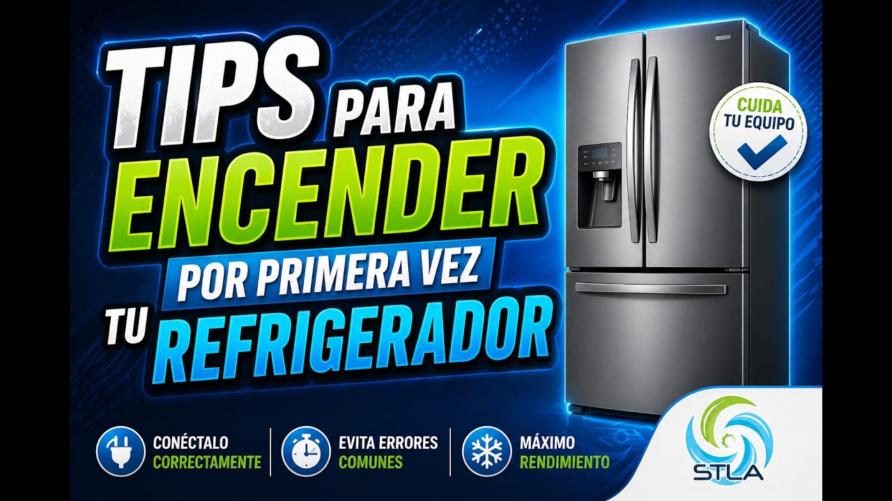 Primer encendido de refrigerador Nuevo/Cambio de lugar