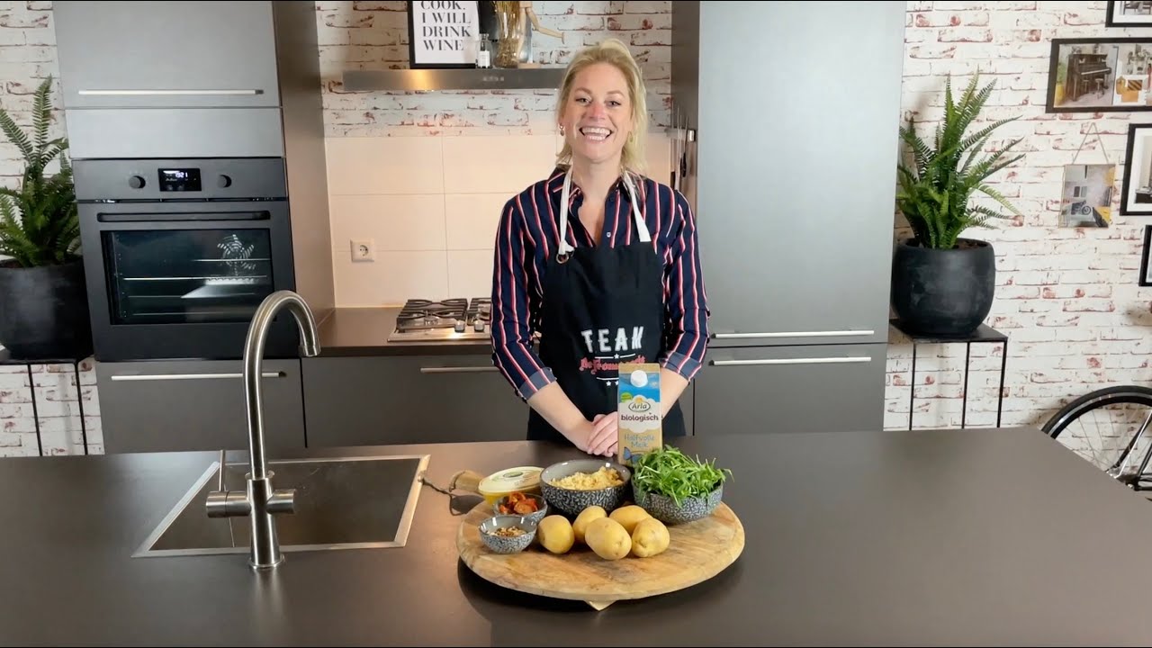 #9 Vegetarische lente stamppot met rookkaas - kaasgerechten maken met Kelly van De Fromagerie