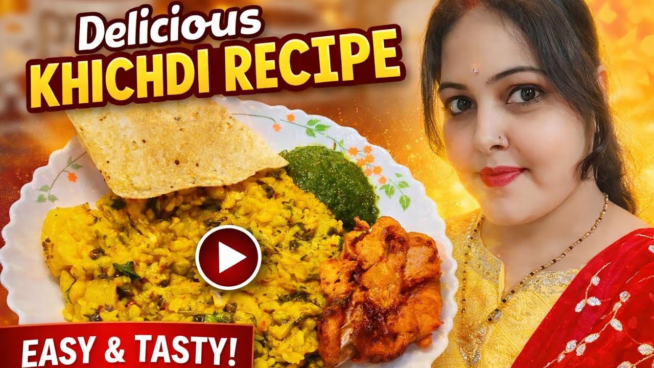 Simple Khichdi Recipe in Hindi | Delicious Healthy & Tasty Dal Rice Khichdi #swetakihomekitchen
